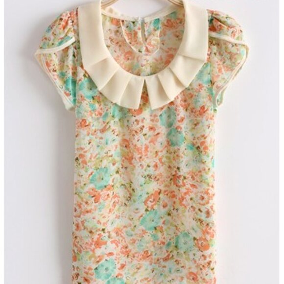 Claudine collar blouse - Picture 1 of 1